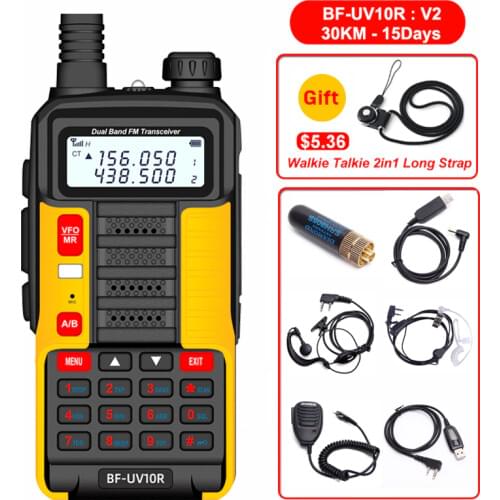 Baofeng UV-10R Walkie Talkie Professional CB Radio Station Baofeng UV 10R Transceiver VHF UHF Portable UV10R Hunting Ham Radio