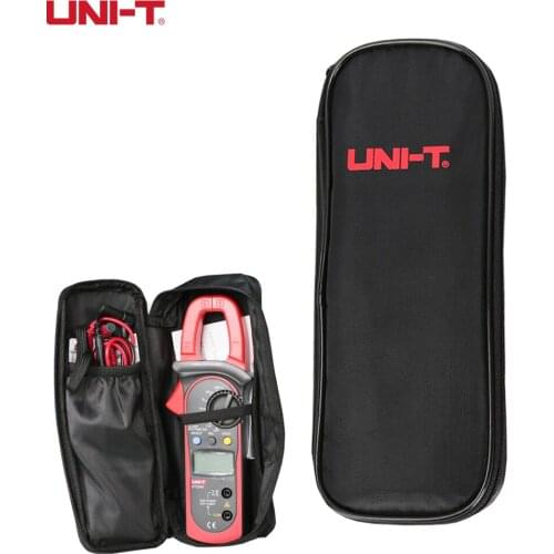 UNI-T UT-B01 Original Canvas Clamp Meter Multimeter Bag Tool Kit Test Line Storage Box Carrying Case Soft Case for UT201 Series