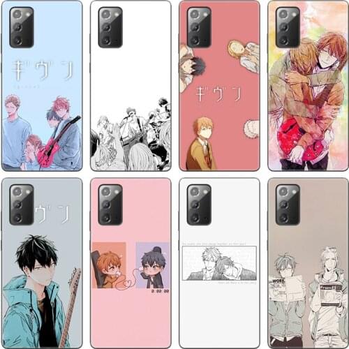 Cute cartoon Anime Given Yaoi Case For Samsung Galaxy S20 S21 FE S10 Lite Note 20 10 Lite S8 S9 S10E S10 Plus Ultra Black Cover