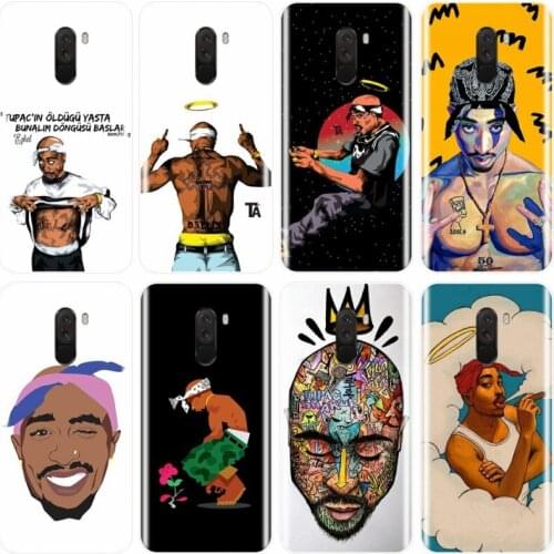 2Pac Makaveli Tupac Amaru Shakur Cover TPU Phone Case For redmi NOTE 4 5 6 7 NOTE 4X 5A 5 6 For redmi 4 4A 4X 5A 5 PLUS 6pro
