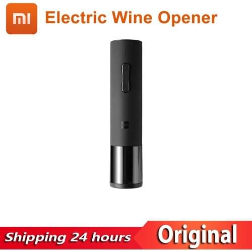 XIAOMI HuoHou Electric Wine Opener Huohou automatic bottle opener kitchen tool aluminum foil cutter Rechargeable wine corkscrew
