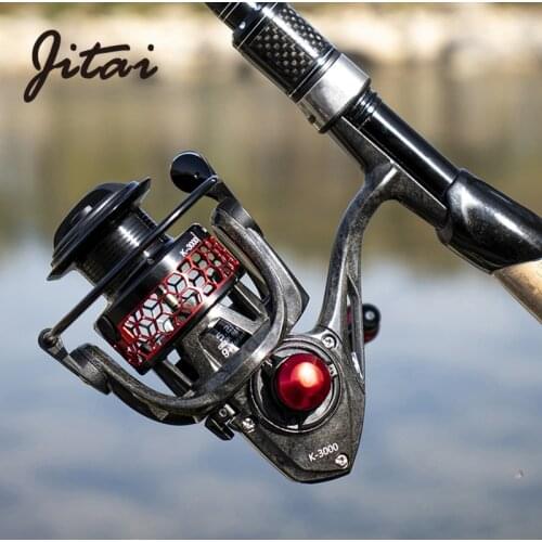 JTIAI Carbon Fiber Ultralight Wheel 9+1BBs Spinning Fishing Reel Coil Carp Lure Baitcasting Reel Moulinet Carretilha De Pesca