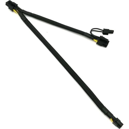 Mini 6Pin to PCI-E 6Pin 8Pin Video Card Power Cable for Apple G5/Mac Pro - 40 + 10cm