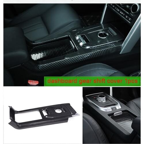 For Land Rover discovery 2015-2019 carbon fiber Central control gear shift cover 1pcs