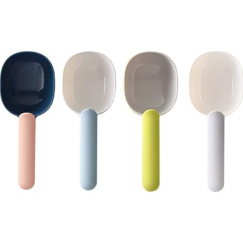Kitchen Rice Spoon Paddle Long Handle Scoop Cup Food Snack Bag Clamp Plastic Sealing Clip