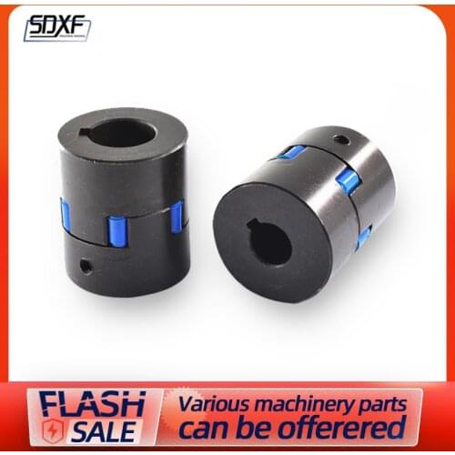 Coupling laser engraving machine L-type Star shaped plum blossom couplingL075 diameter 45 (inner hole 10to 25)