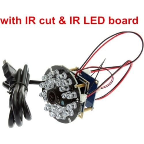 ELP 1080P CMOS OV2710 MJPEG 60fps 720P High Speed USB 2.0 Infrared Night Vision Camera Module with 850nm ir pass filter