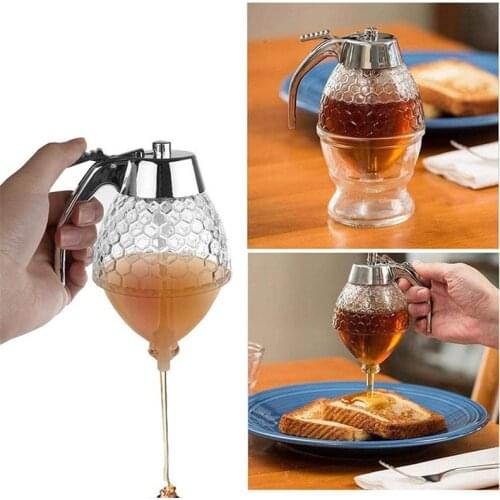 Juice Honey Jar Squeeze Bottle Bee Drip Dispenser Bread Jam Ketchup Storage Pot Syrup Cup Kitchen Seasoning Sauce Container