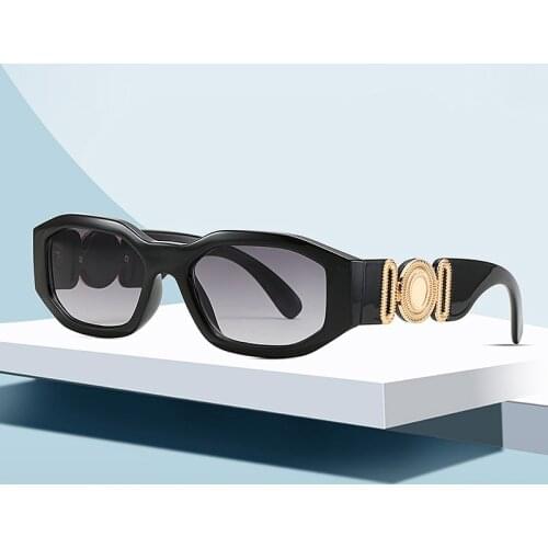 New Small Steam Punk Sunglasses Women Fashion Personality Lrregular Ladies Men Women Vintage Cat eye Sun Glasses oculos de sol