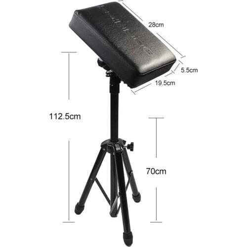 Heavy Duty Tattoo Armrest Arm LegRest Adjustable Thick Padded Cushion Stand