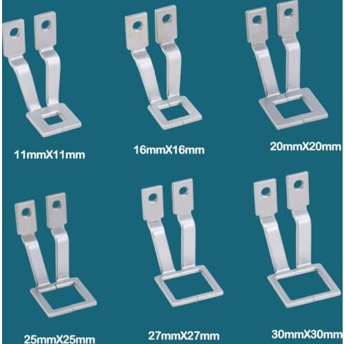 Sweing Square-type Presser Foot Support Plate For Brother 430D Knotting Machine Presser Foot Feed Plate16mmX16mm 25mmX25mm