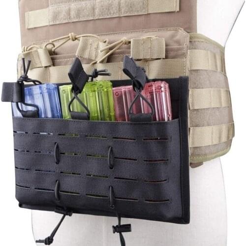 Greyghost Tactical Molle Magazine Pouch, Open Top Mag Holder Triple Airsoft Mag Pouch, Outdoor Paintball Molle