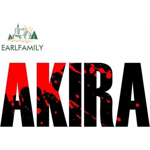 EARLFAMILY 13cm x 11.7cm for Akira Character Car Sticker Refrigerator Waterproof Decal Windshield Scratch-Proof Vinyl Car Wrap