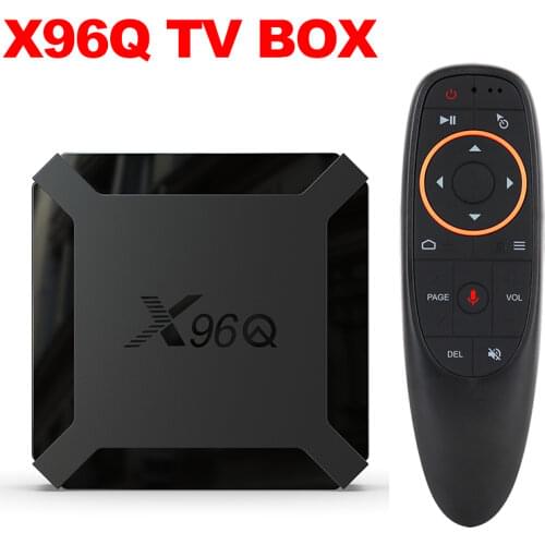 Hot X96Q Android 10.0 Smart TV BOX 2GB 16GB Allwinner H313 Quad Core 4K VS X96 Mini Set top fast X96 Q tv box fast shipping 2021