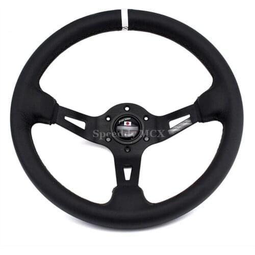 Spceddy MCX Japan Racing Steering wheel Sport 13 Inch 330mm Car Sports Steering Wheel Leather MM20S0312135