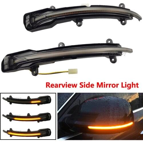 Rear View Dynamic Sequential MIRROR Turn Signal Light LED Water Flowing Turn Single Light For Audi Q5 SQ5 Q7 SQ7 Car Styling