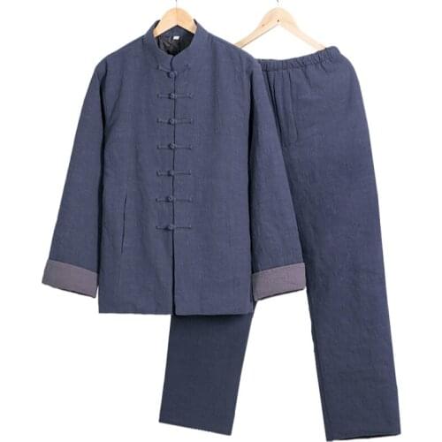 Winter Thick and warm Tang suit clothes