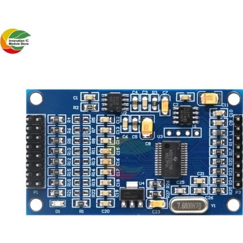 Ziqqucu ADS1256 24 Bit 8 Channel ADC Data Acquisition Board Module High Precision AD Collecting Data Acquisition Card
