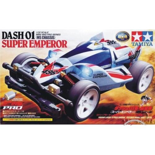 1PC 18632 DASH 01 Super Emperor MS Chassis Tamiya Mini 4WD Car