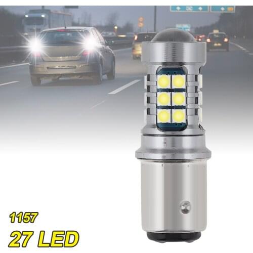 12V 3030 SMD Car Light Signal Lamp White Yellow Red Color 1157 Led Bulbs Reversing Lights Turn Brake Backup Light for Car SUV