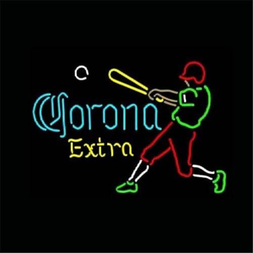 17*14" CORONA EXTRA NEON SIGN REAL GLASS BEER BAR PUB LIGHT SIGNS store display Packing Baseball Bulbs Advertising Lights