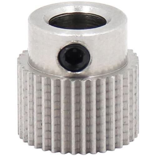 2pcs 3D printer parts 36 teeth MK7/MK8 stainless steel planetary reducer extruder feeding wheel extrusion