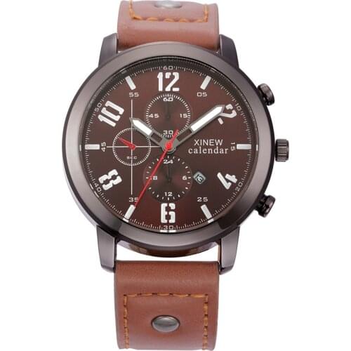 2018 XINEW Luxury Casual Men Watches Analog Military Sports Watch Quartz Male Army Wristwatches Relogio Masculino Montre Homme