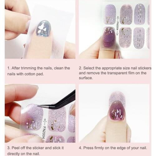 5 Sheets Waterproof 3D Toenail Art Stickers Full Cover Adhesive Polish Foils Toe Nail Tips DIY 3D Decals +Nail File Nail Decor