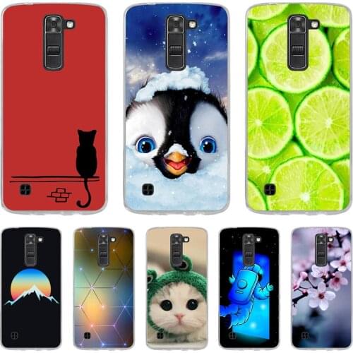 Phone Cases For LG K7 X210 X210DS EU Version Soft Silicone TPU Fashion Pattern Painted Back Cover For LG K7 Case