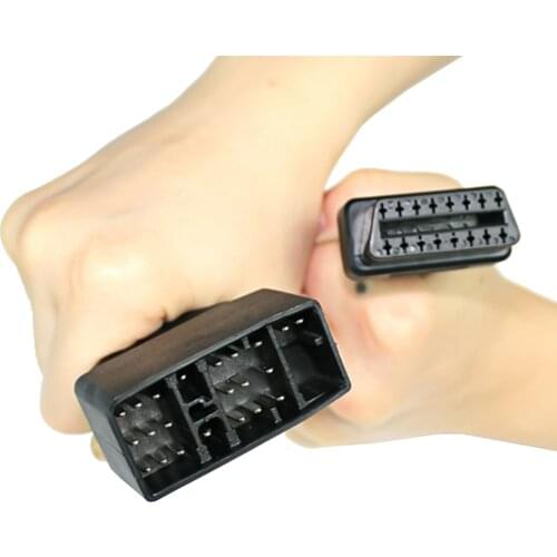 22 To 16 Pin Car OBD2 Adapters ELM327 Diagnostic Cable OBD Extension Connectors For Toyota Auto