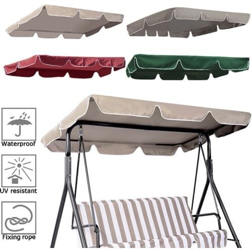 Canopy Swings Garden Courtyard Outdoor Swing Chair Hammock Summer Waterproof Roof Canopy Replacement Swing Chair Awning