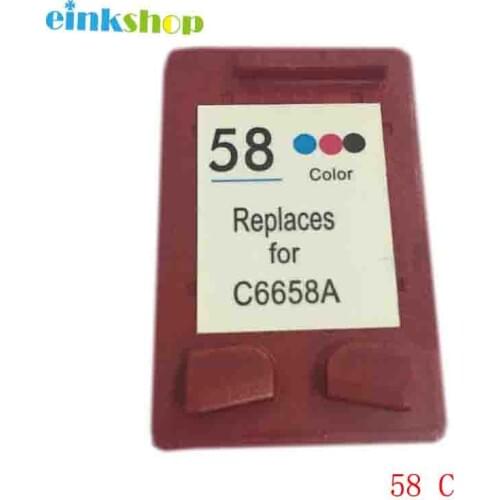 Einkshop Replacement 58 Ink Cartridge For HP 58 For HP Deskjet 450 5150 5850 9680 7660 9650 5550 5650 PhotoSmart 100 130 Printer
