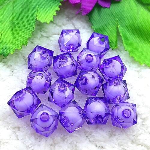 25pcs10mm square bead Hole Scrapbook Resin Flat Back Wedding Diy Button Crafts