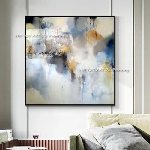The Hot Sales Shadow Handmade Abstract Art Oil Painting On Canvas Paintings For Home Office Decoration No Framed Corridor Graph