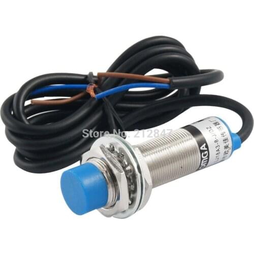 LJ18A3-8-J DZ AC 90-250V 300mA Tubular Inductive Proximity Sensor Switch NC 8mm