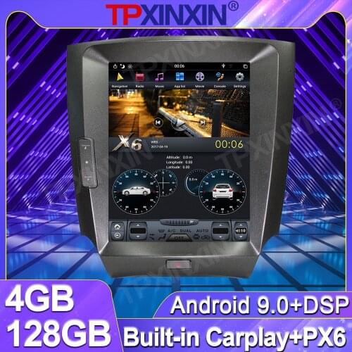 4+128G For Lexus IS IS300 IS200 IS250 IS350 2005 - 2012 Android Tesla Vertical Big Screen Car Stereo Radio Multimedia Player GPS