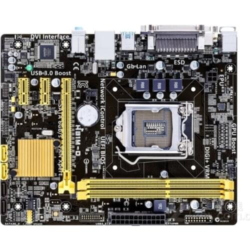 For Asus H81M-D Desktop Motherboard H81 Socket LGA 1150 i3 i5 i7 DDR3 16G Micro-ATX UEFI BIOS Original Used Mainboard Hot Sale