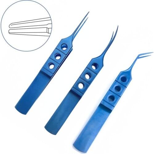 Mcpherson eye Tying Forcep 85mm with 6mm tying Tweezers ophthalmic dental Surgical Forcep