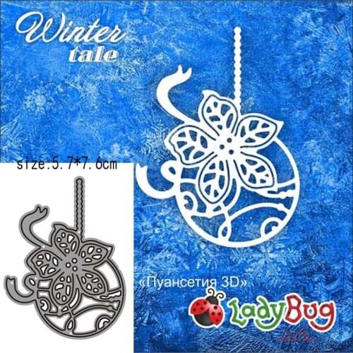 Handmade flower pendant Metal Cutting Dies for DIY Craft Making Paper Greeting Cards Shadow Background Scrapbooking 2021 New