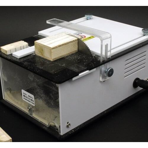 Mini table saw DIY woodworking electric saw precision model sawing multifunctional small cutting machine
