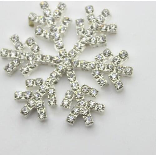 Time-limited Direct Selling Washable Metal Diy Christmas Decorations For Home Rhinestone Buttons-5pcs/pack Button Cartoon