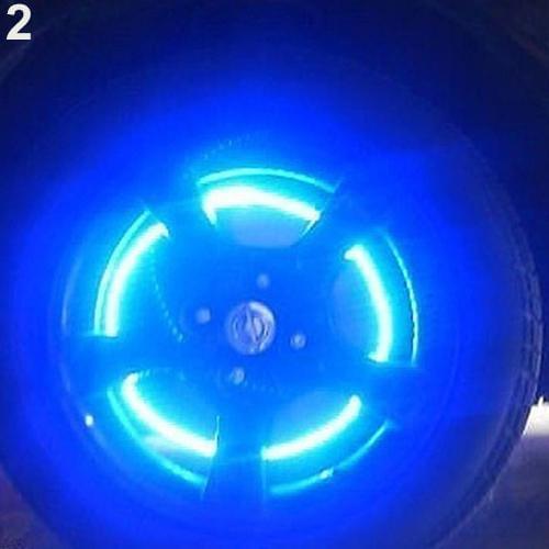 Multicolor/Blue Wheel Car Lights Tire Valve Tyres Intelligent Cool Zinc Alloy Lamp For Car Bike Motorcycle Car valve light