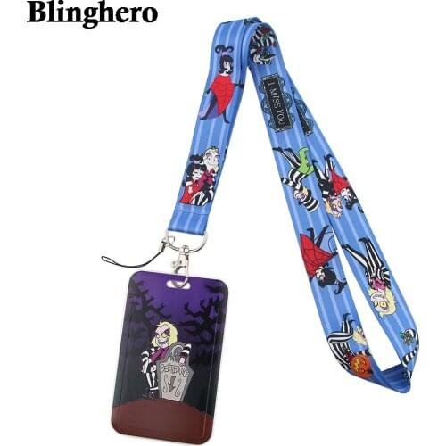 CB243 Horror Movies Neck Strap Lanyards Keychain Badge Holder ID Card Passport Hanging Rope Lariat Lanyard Key Chain Gifts