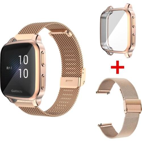 Strap With Case For Garmin Venu SQ TPU Screen Protector Cover Accessories Bracelet Replacement Watch Band For Venu Sq Straps