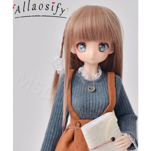 Allaosify Bjd Doll 1/3 1/4 1/6 1/8 High Temperature Silk Braid Wig
