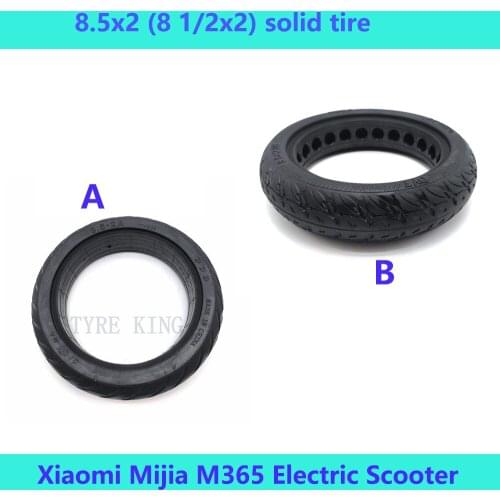 8.5 Inch 8 1/2x2 Explosion Proof Non-inflation Solid Tyre for Xiaomi Mijia M365 Electric Scooter 8.5x2 Hollow Out Solid Tires