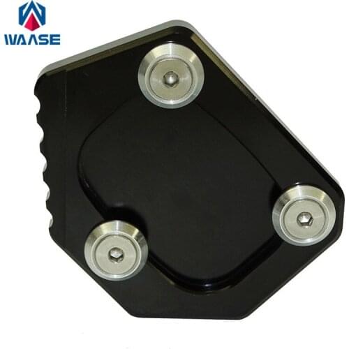 Waase For Honda CBR250R CB650F CBR600F 2011 2012 2013 2014 2015 Kickstand Foot Side Stand Extension Pad Support Plate