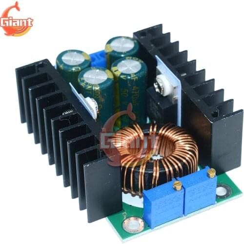 XL4016 DC-DC Max 9A 300W Step Down Module Buck Converter 7-40V to 1.2-35V Adjustable Power Supply Module LED Driver for Arduino