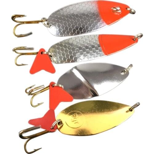 ORJD 9g 13g 16g Hard Bait Metal Bait Fishing Spoon Lure Spoon Wobble Hook Fishing Lures With Hooks for Carp Fishing Pesca