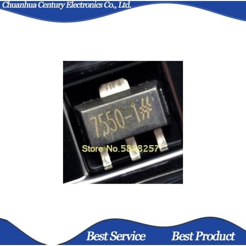 10 pcs/lot HT7550-1 HT7550 7550-1 SOT89 Original and New In Stock